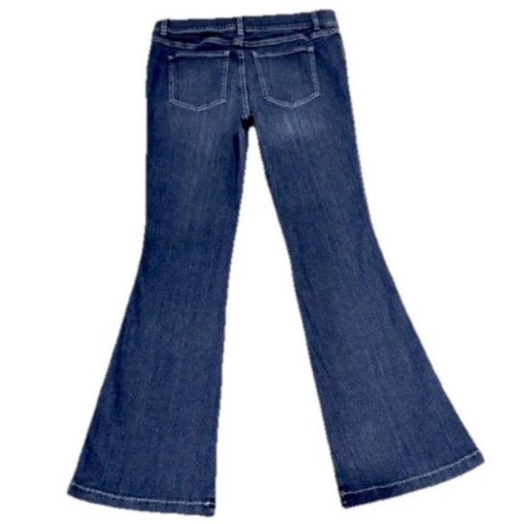 👖🍑 SPANX EveryWear Flare Jeans | Mid-Blue Booty-Lift TummyTamer Sculpting | Sz L - Picture 2 of 5